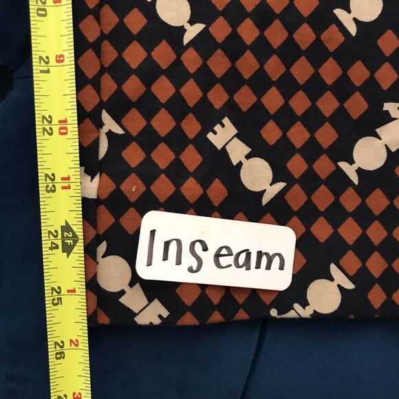 Anthropologie Maeve Brown Colette Checkerboard Chess Stretch Cropped Pants - 28 - Picture 5 of 7